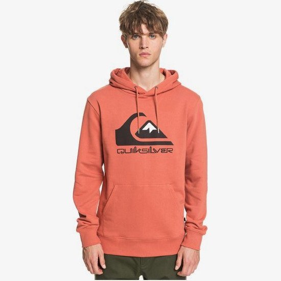 Comp Logo - Hoodie for Men - Pink - Quiksilver