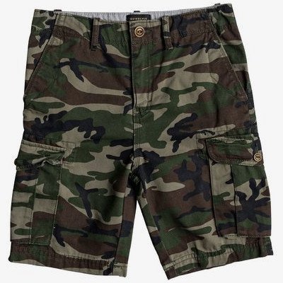 Crucial Battle - Cargo Shorts for Boys 8-16 - Green - Quiksilver