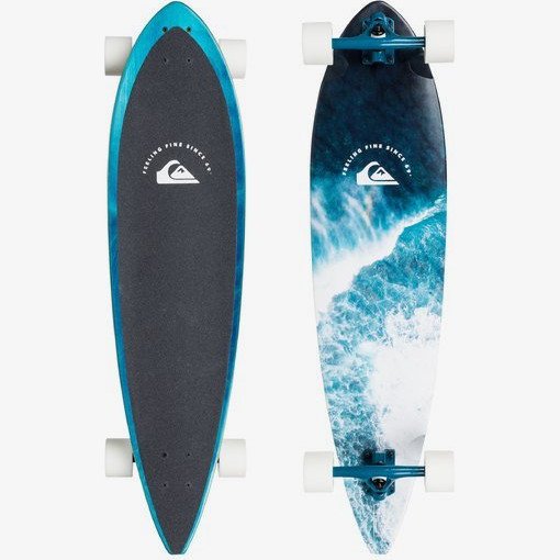 DESTINATION - 38" PINTAIL LONGBOARD SKATEBOARD BLACK