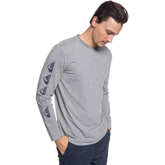 DOUBLE STRINGER - TECHNICAL UPF 30 LONG SLEEVE T-SHIRT FOR MEN BLACK