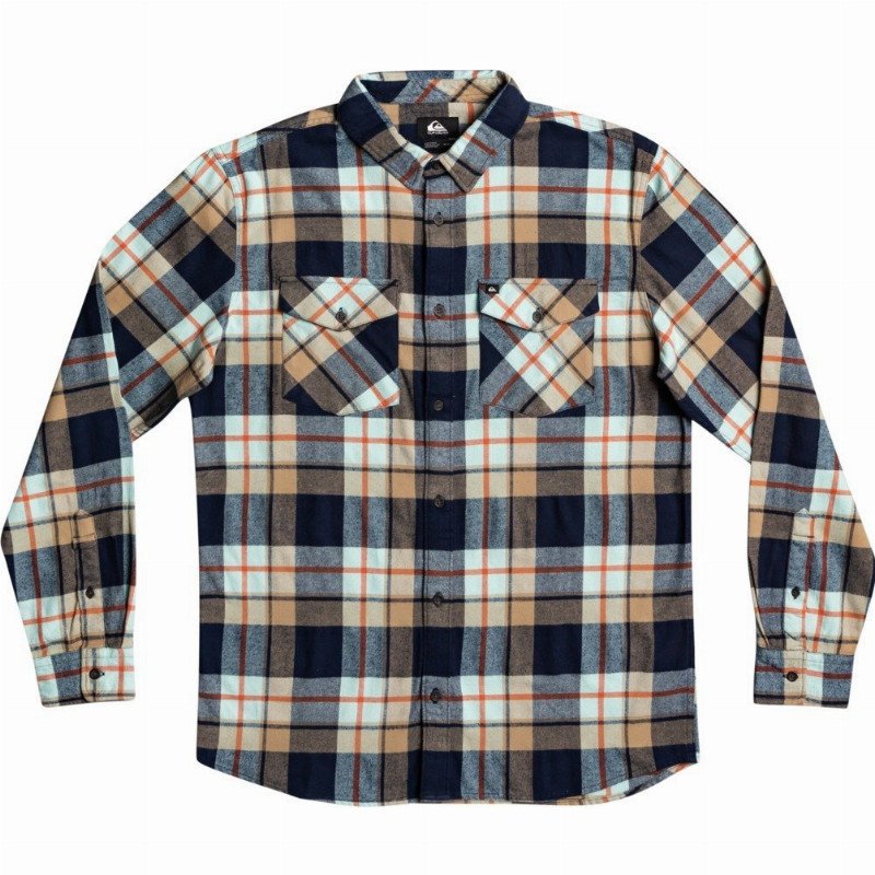 Draymen - Long Sleeve Shirt for Men - Blue - Quiksilver