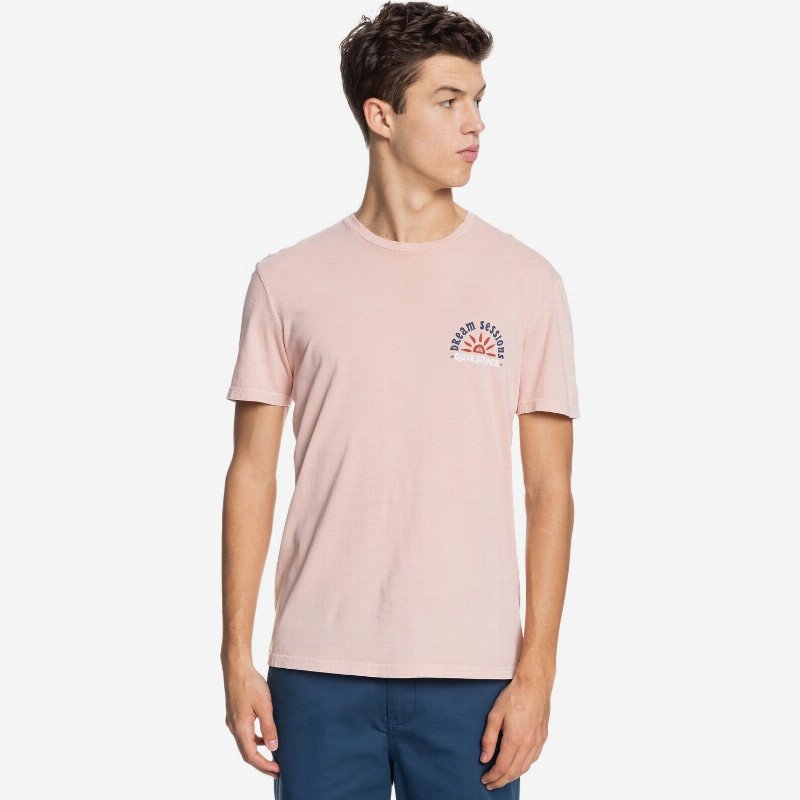 Dream Sessions - Organic T-Shirt for Men - Pink - Quiksilver