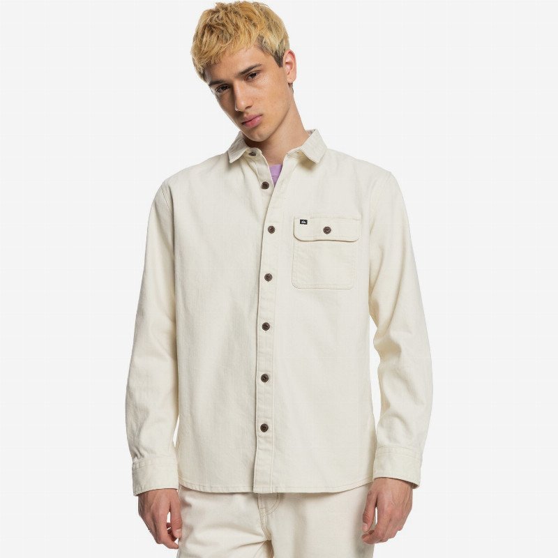 Eady - Long Sleeve Shirt for Men - White - Quiksilver