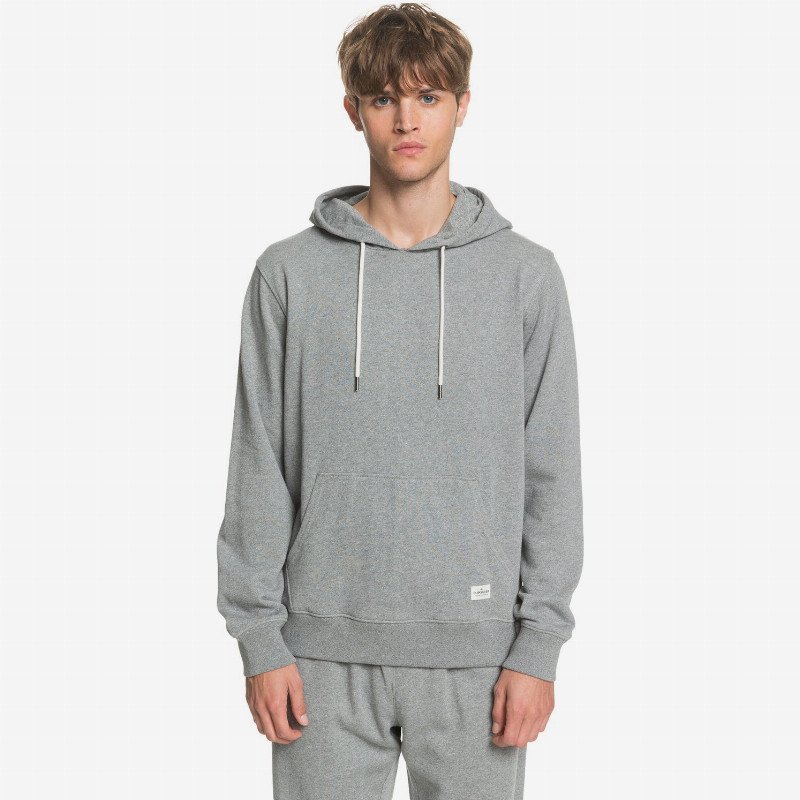 Essentials - Organic Hoodie for Men - Grey - Quiksilver