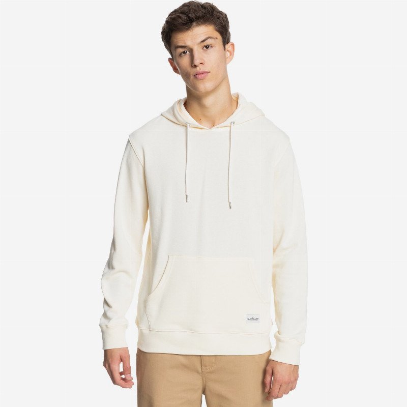 Essentials - Organic Hoodie for Men - White - Quiksilver