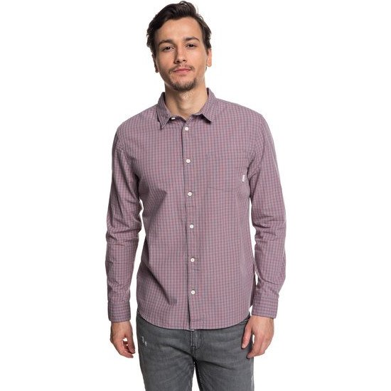 EVERYDAY CHECK - LONG SLEEVE SHIRT FOR MEN PINK