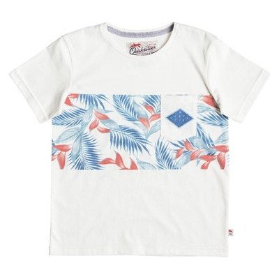 FADED TIME - POCKET T-SHIRT FOR BOYS WHITE