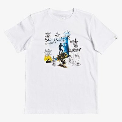 Funky Sensation - T-Shirt for Boys 8-16 - White - Quiksilver