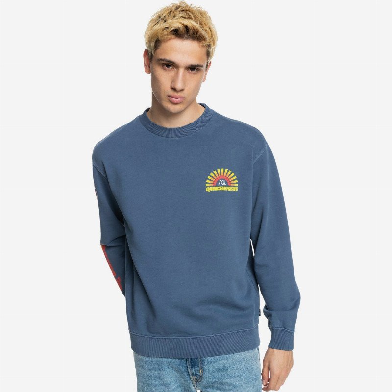 Golden Hour - Sweatshirt for Men - Blue - Quiksilver
