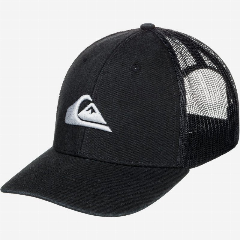 Grounder - Trucker Cap for Men - Black - Quiksilver