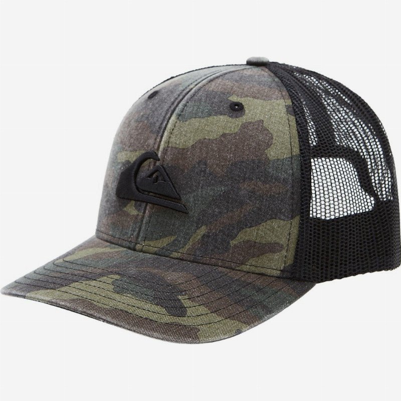 Grounder - Trucker Cap for Men - Green - Quiksilver