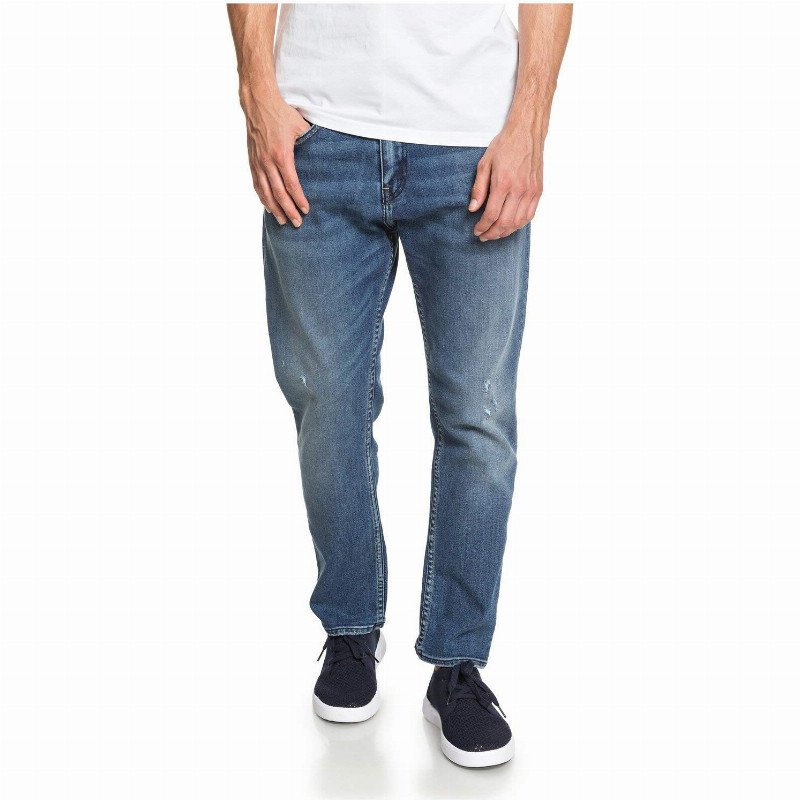 High Water Lost Blue - High Water Fit Jeans - Men - 28 - Blue