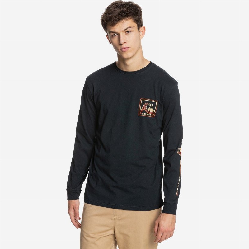 Highway Vagabond - Long Sleeve T-Shirt for Men - Black - Quiksilver