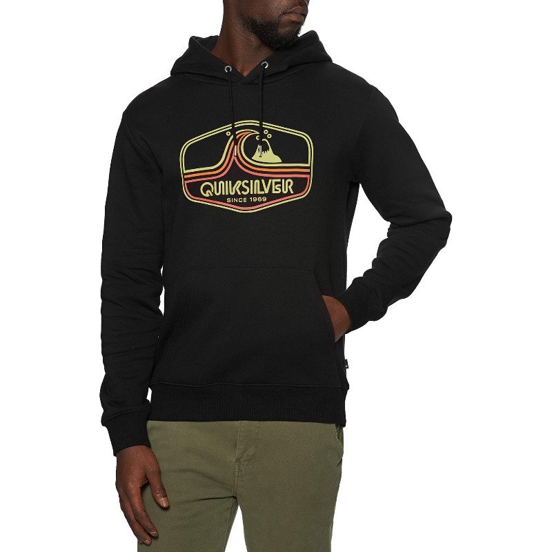 Highway Vagabond - Organic Hoodie - Men - M - Black