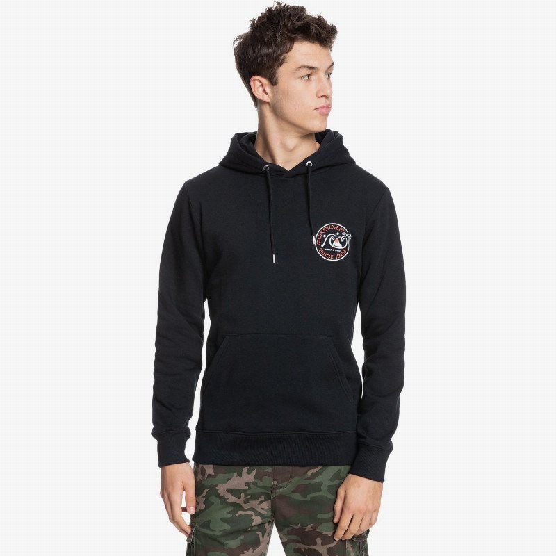 Into The Wide - Organic Hoodie for Men - Black - Quiksilver