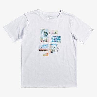 Island Location - T-Shirt for Boys 8-16 - White - Quiksilver