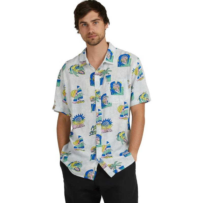 Island Pulse - Short Sleeve Shirt for Men