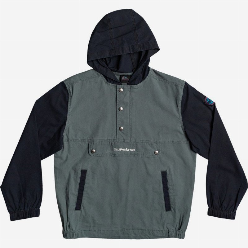 Jump Up - Retro Anorak Jacket for Boys 8-16 - Black - Quiksilver