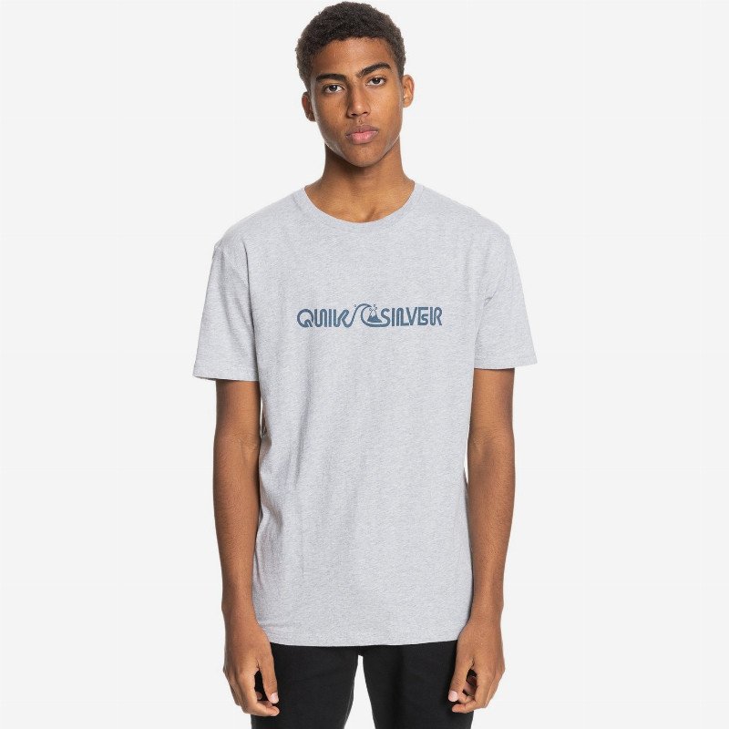 Lightning Express - Organic T-Shirt for Men - Grey - Quiksilver