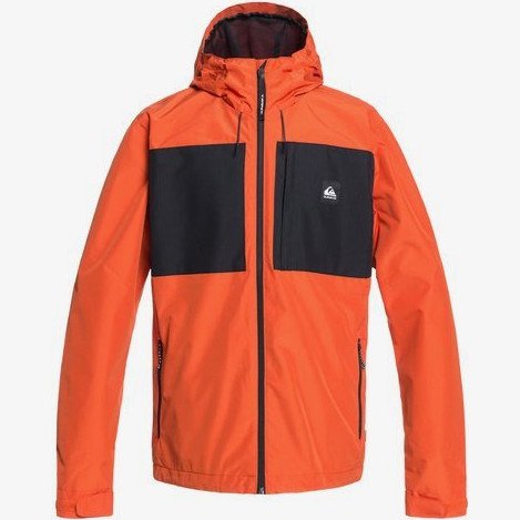 Lizard Head - Waterproof Hooded Jacket for Men - Orange - Quiksilver