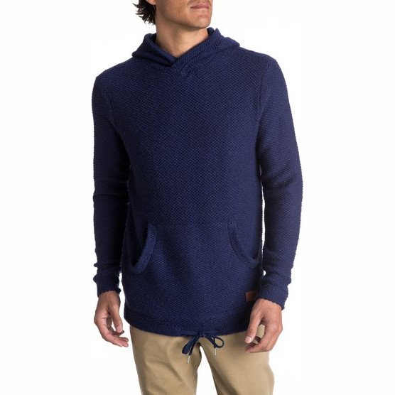 LUPAO - HOODED JUMPER FOR MEN BLUE