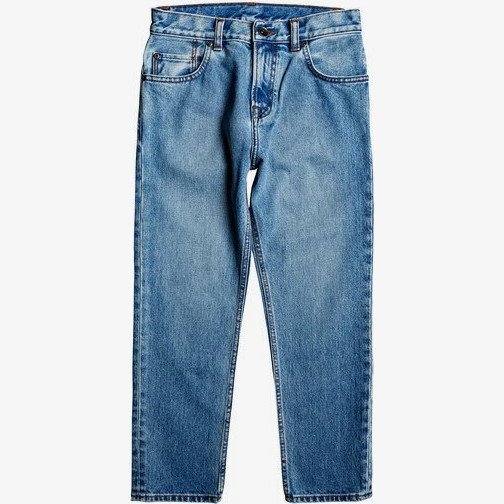 MISH LINGO - LOOSE FIT CROPPED JEANS FOR BOYS 8-16 BLUE