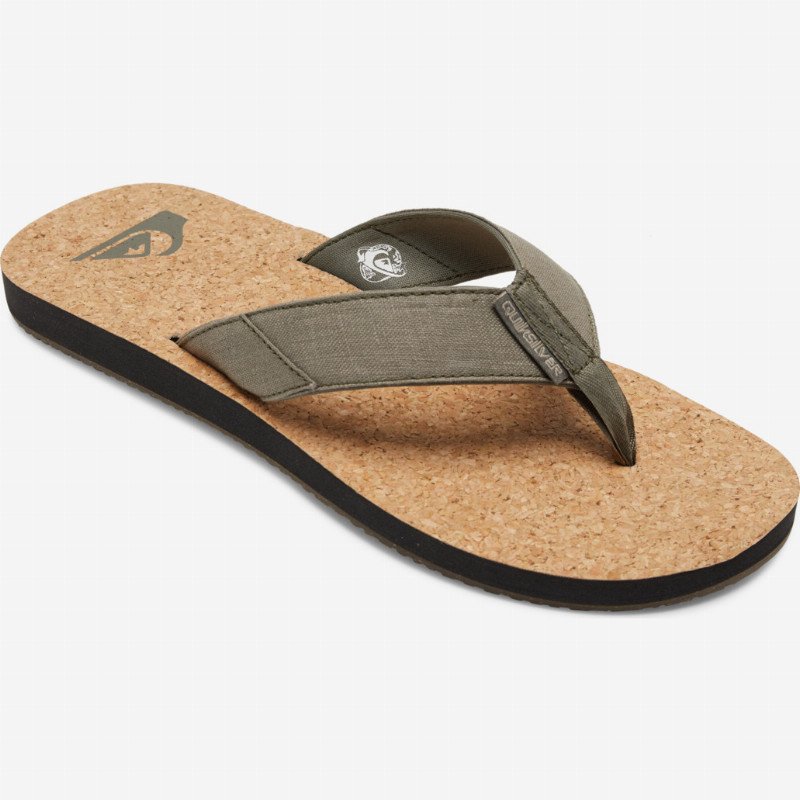 Molokai Abyss Natural - Sandals for Men - Green - Quiksilver