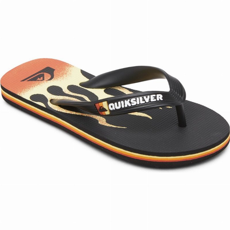 Molokai Flame - Flip-Flops for Boys - Black - Quiksilver