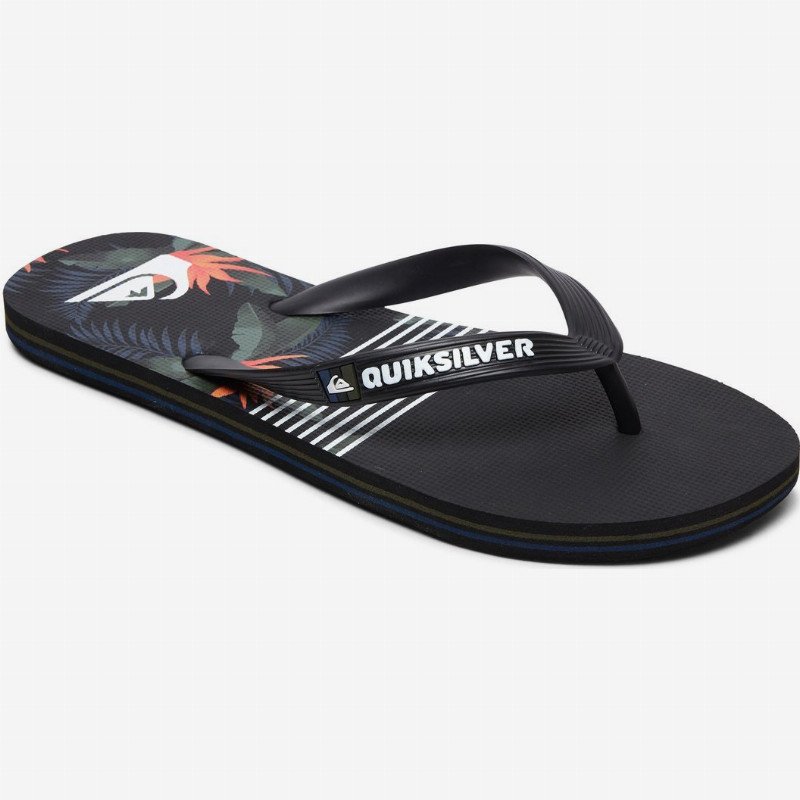Molokai Jungle Swell - Flip-Flops for Men - Black - Quiksilver
