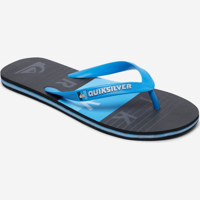 Molokai Word Block - Flip-Flops for Men - Blue - Quiksilver