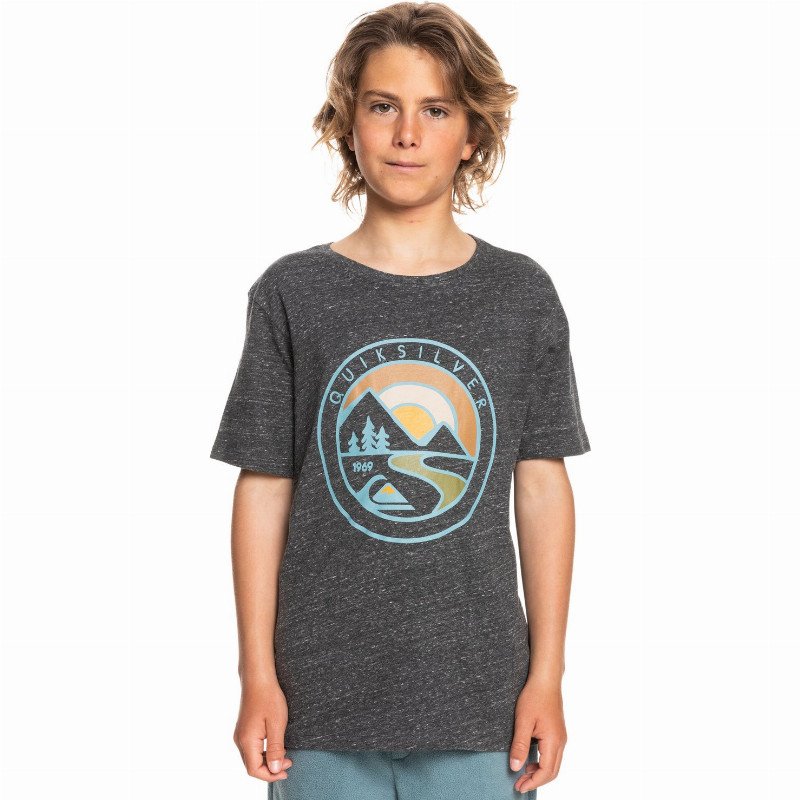 Mountain View - T-Shirt for Boys - Black - Quiksilver