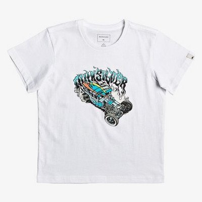 MUSCLE CAR - T-SHIRT FOR BOYS 2-7 WHITE