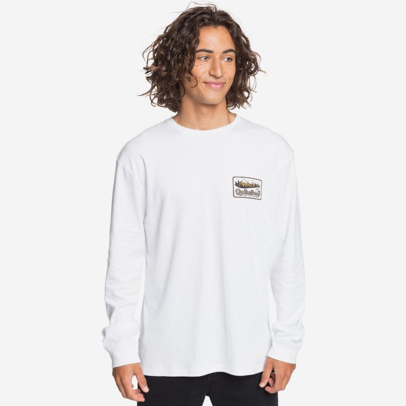Old Habit - Long Sleeve T-Shirt for Men - White - Quiksilver