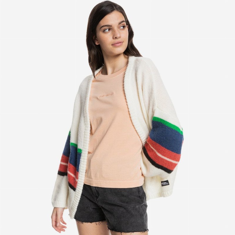 Outer Sunset - Cardigan for Women - White - Quiksilver