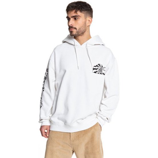 POSITIVE VIBRATIONS - HOODIE FOR MEN WHITE