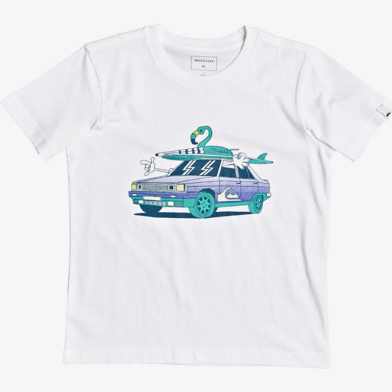 Rad Digital Time - T-Shirt for Boys 2-7 - White - Quiksilver