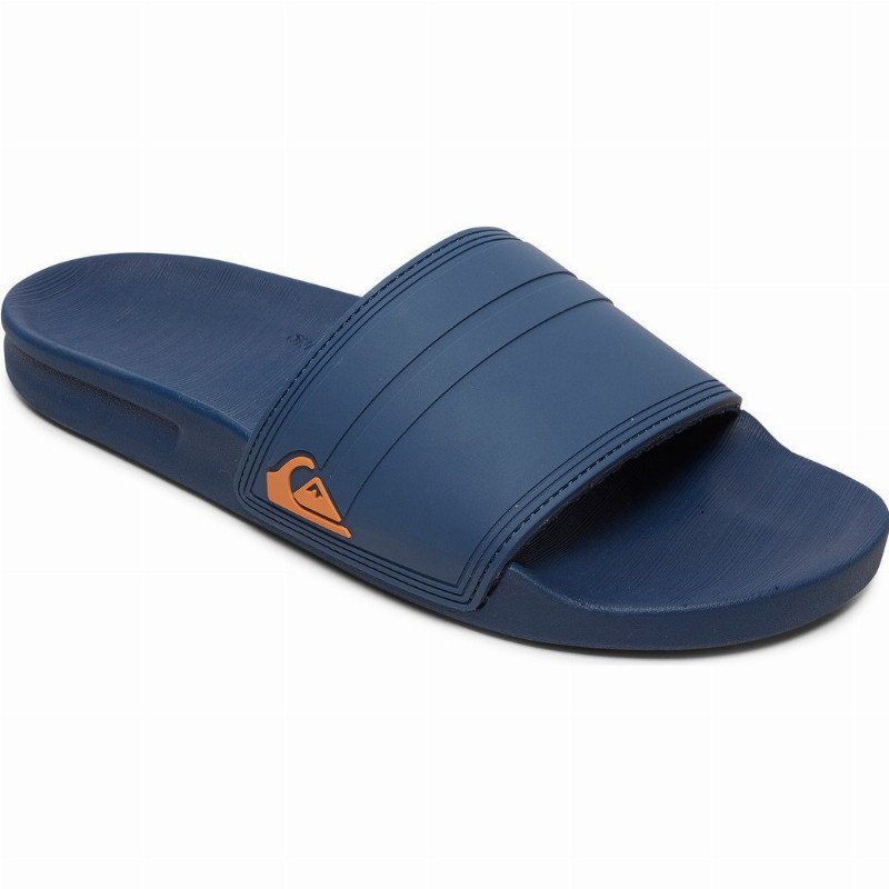 Rivi Slide - Slider Sandals for Men - Blue - Quiksilver