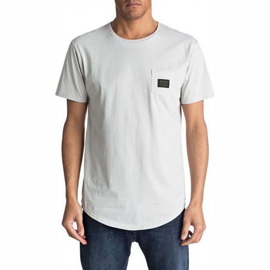 SCALLOP EAST WOVEN - T-SHIRT FOR MEN GREY