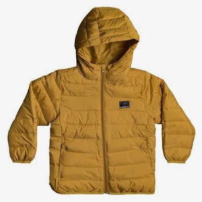 Scaly - Hooded Puffer Jacket for Boys 2-7 - Yellow - Quiksilver