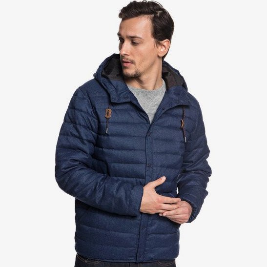 SCALY - PUFFER JACKET FOR MEN BLUE