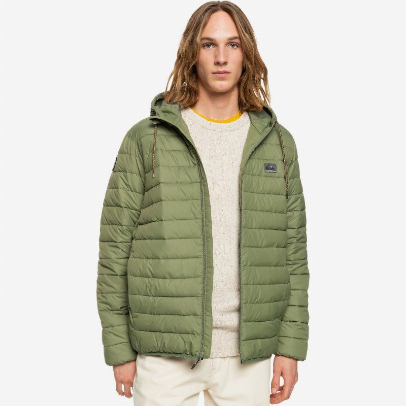 Scaly - Puffer Jacket for Men - Green - Quiksilver