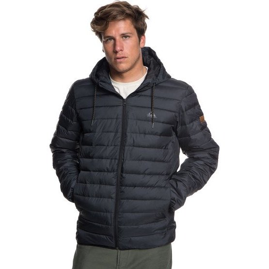 SCALY - WATER-RESISTANT PUFFER JACKET FOR MEN BLACK