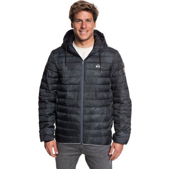 SCALY - WATER-RESISTANT PUFFER JACKET FOR MEN BLACK