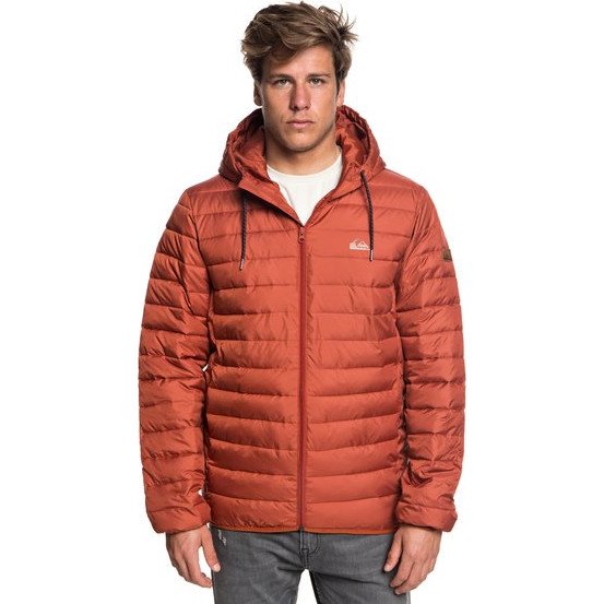 SCALY - WATER-RESISTANT PUFFER JACKET FOR MEN RED