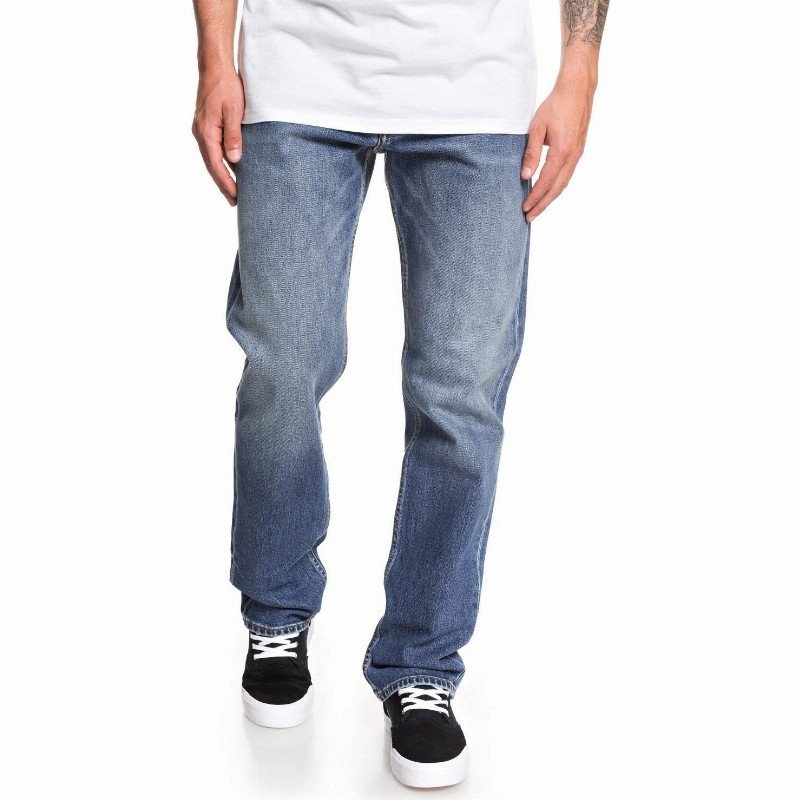 Sequel Medium Blue - Regular Fit Jeans for Men