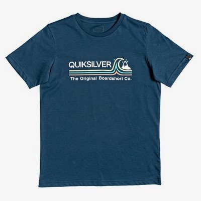 Stone Cold Classic - T-Shirt for Boys 8-16 - Blue - Quiksilver