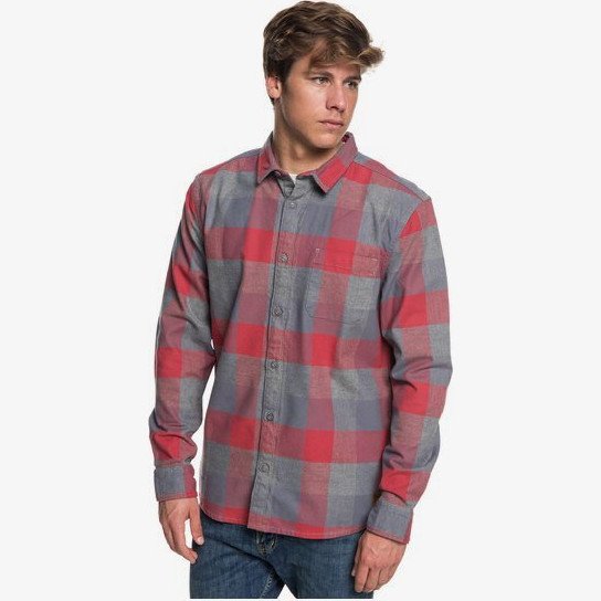 STRETCH FLANNEL - WATER-RESISTANT LONG SLEEVE SHIRT FOR MEN PINK