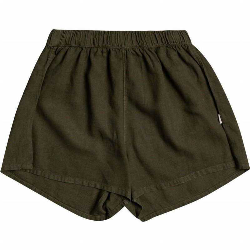 Summerside - Elasticated Shorts for Women - Green - Quiksilver