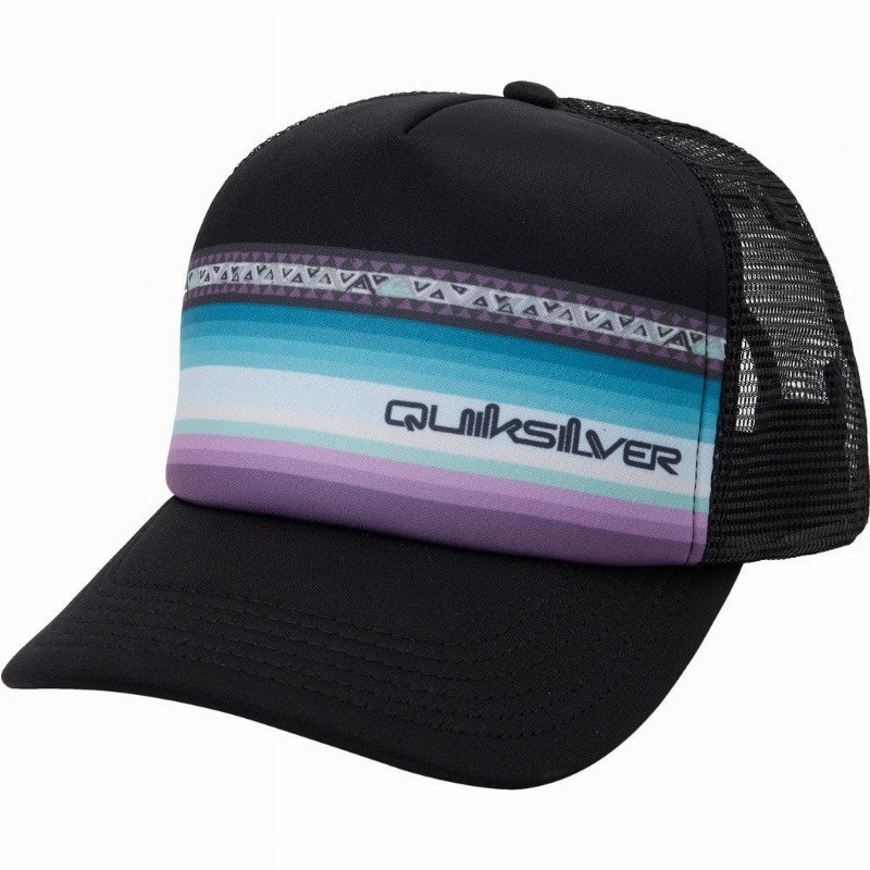 Sun Faded - Trucker Cap for Men - Black - Quiksilver