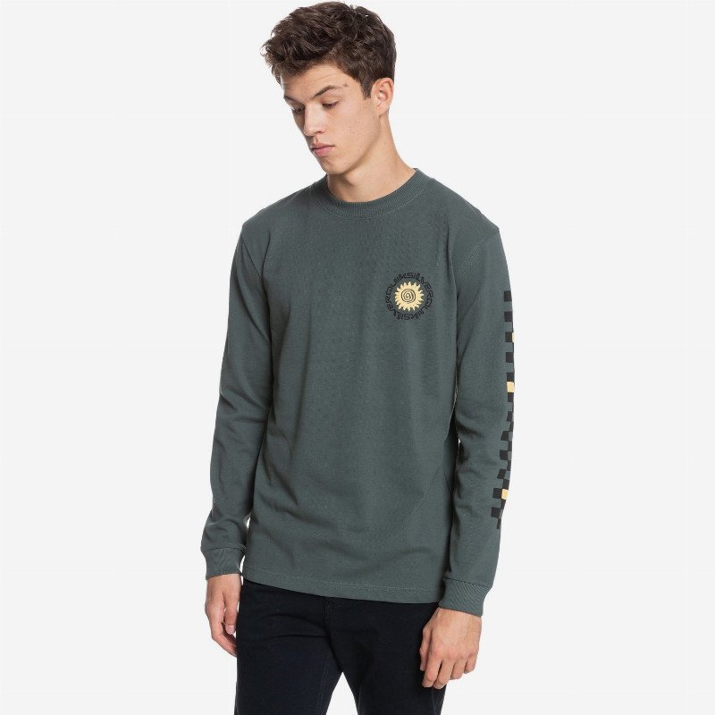 Supertone - Long Sleeve T-Shirt for Men - Black - Quiksilver